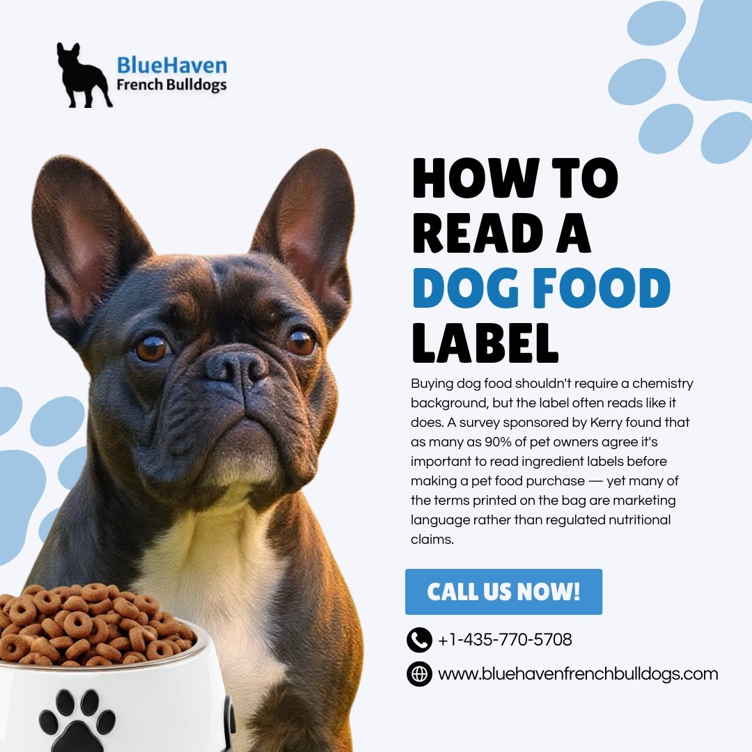 Dog Food Label